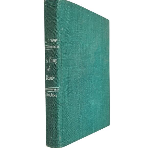 A Thing Of Beauty 1956‎ Vintage Hardcover Novel by A.J. Cronin Classic Book - Picture 1 of 9